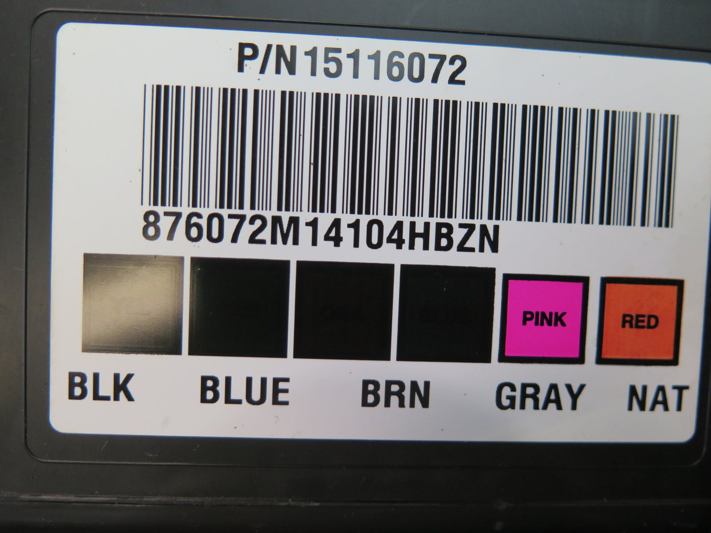 2003-2007 Hummer H2 Body Control Module Unit BCM BCU 15116072