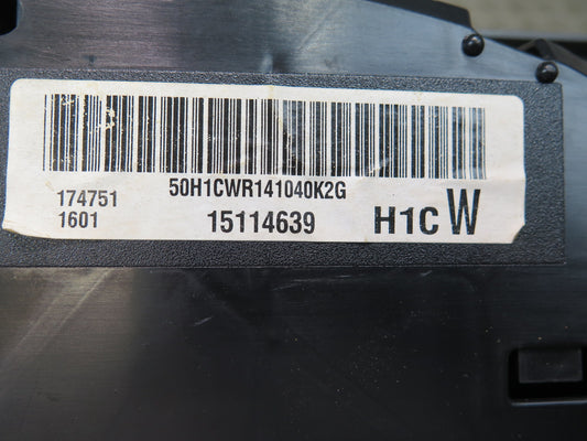 2004 Hummer H2 Dash Instrument Cluster Gauge Speedometer 15114639