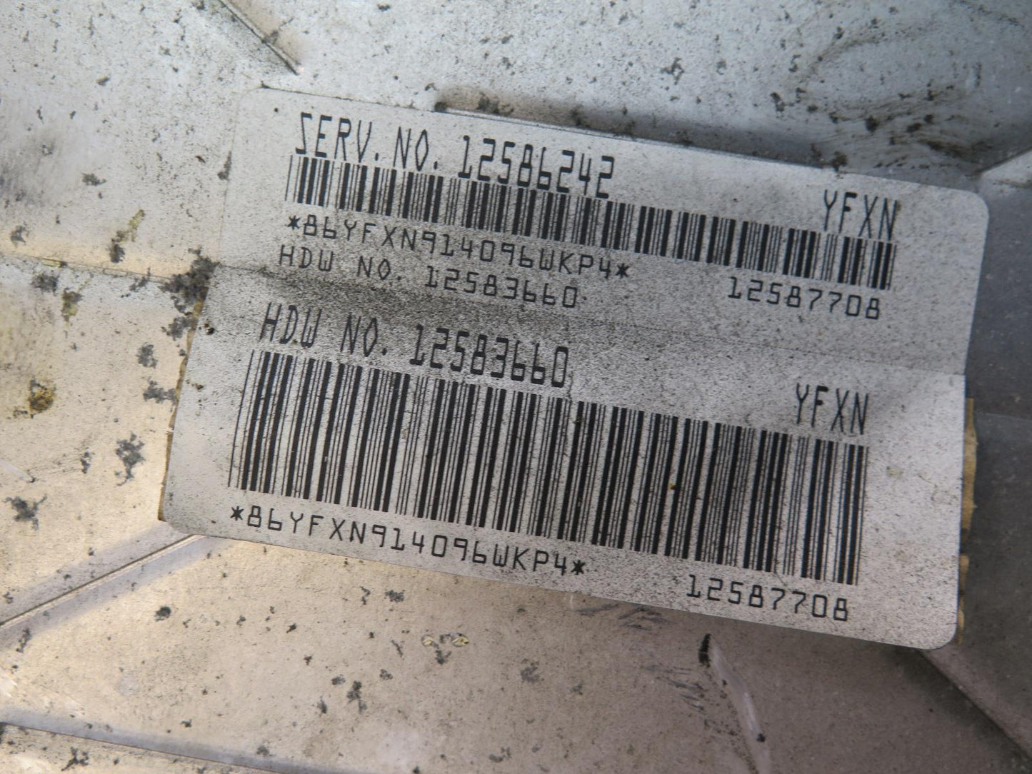 2004 Hummer H2 6.0L LQ4 Engine ECU ECM Computer Control Module 12586242