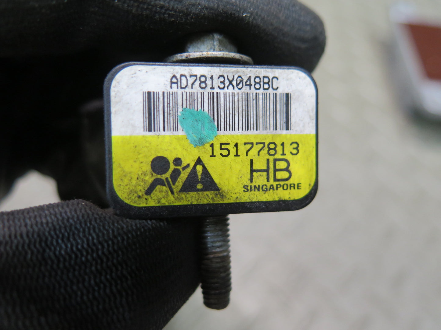 03-04 HUMMER H2 SRS AIRBAG CONTROL MODULE UNIT W/ SENSOR SET OEM