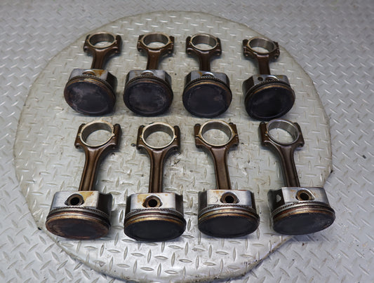 03-04 Chevrolet SSR 5.3L LM4 Set of 8 Engine Piston w Connecting Rod 51K OEM