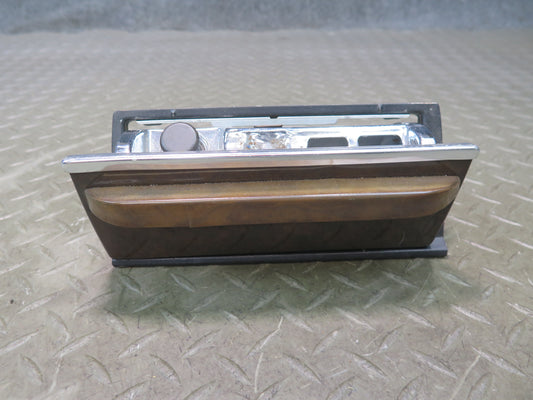 73-89 Mercedes R107 Center Console Wood Ashtray w 12V Socket OEM