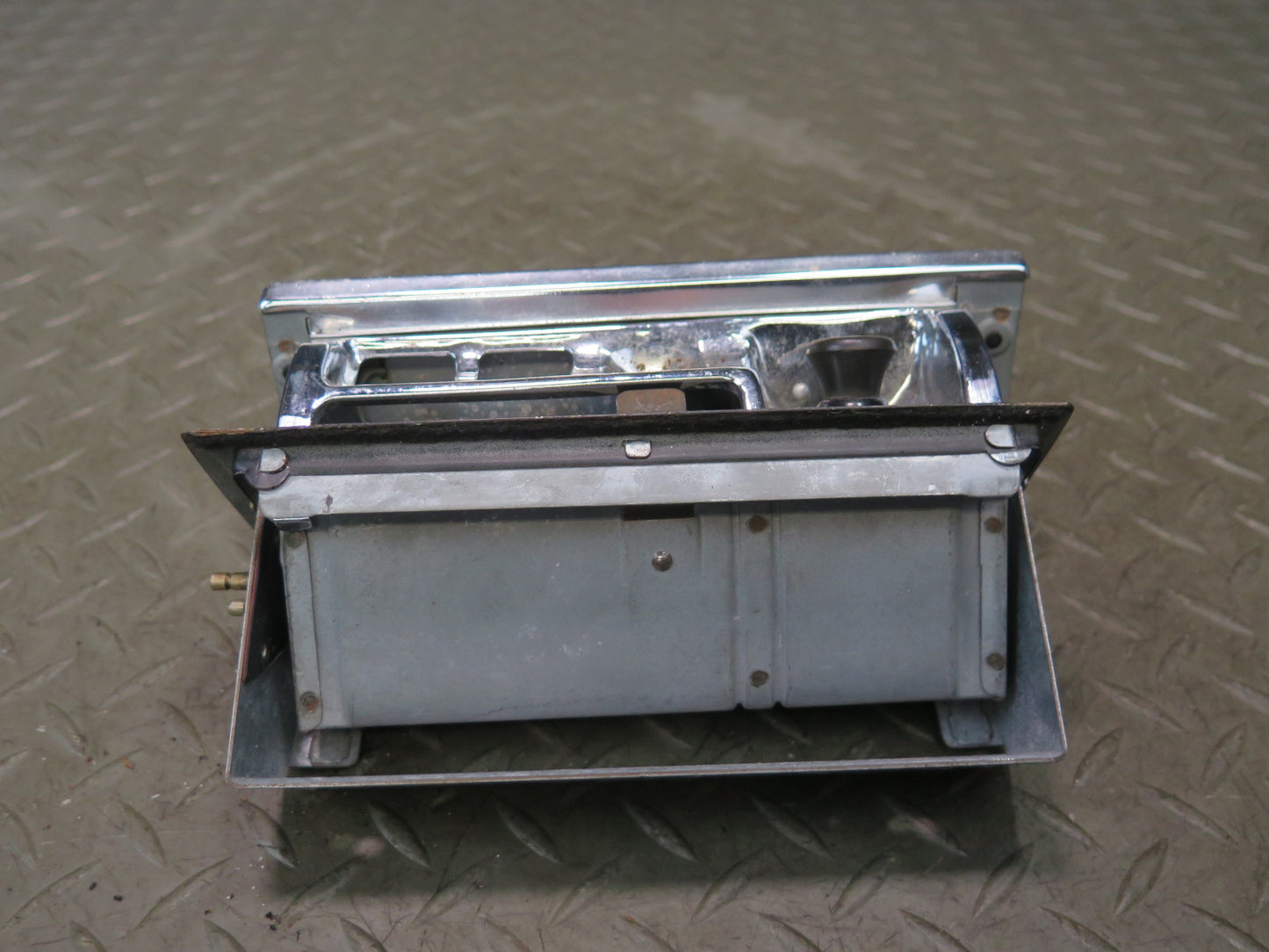 73-89 Mercedes R107 Center Console Wood Ashtray w 12V Socket OEM