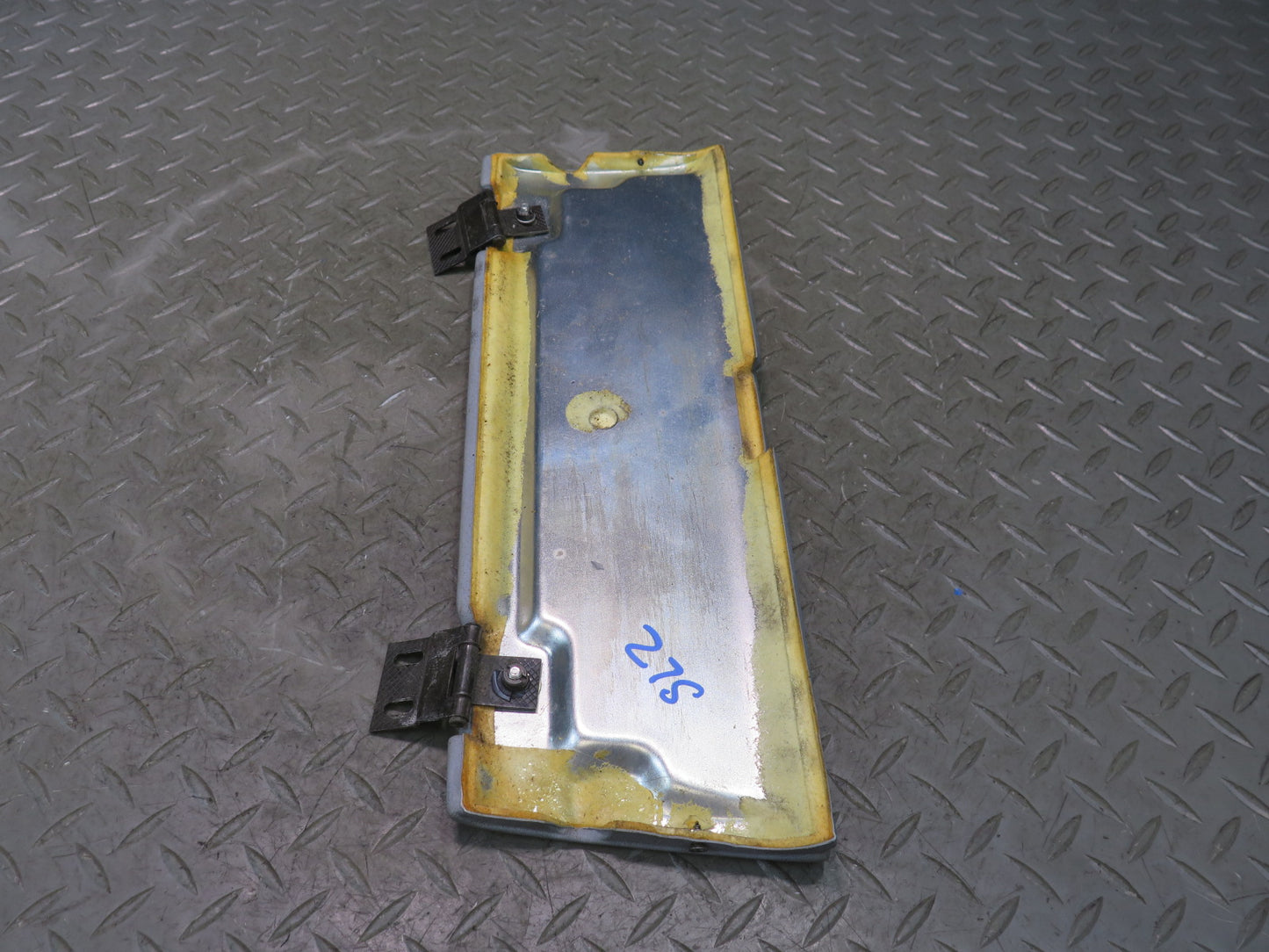 73-89 Mercedes R107 Dash Glove Box Door Lid Cover Gray OEM