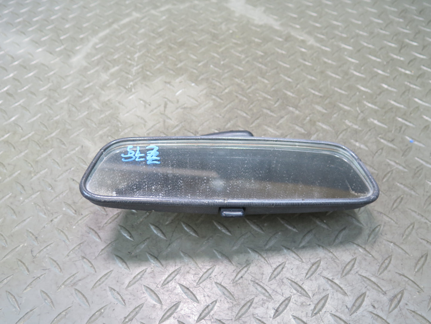 73-89 Mercedes R107 Manual Dimming Interior Rear View Mirror w Mount Set OEM