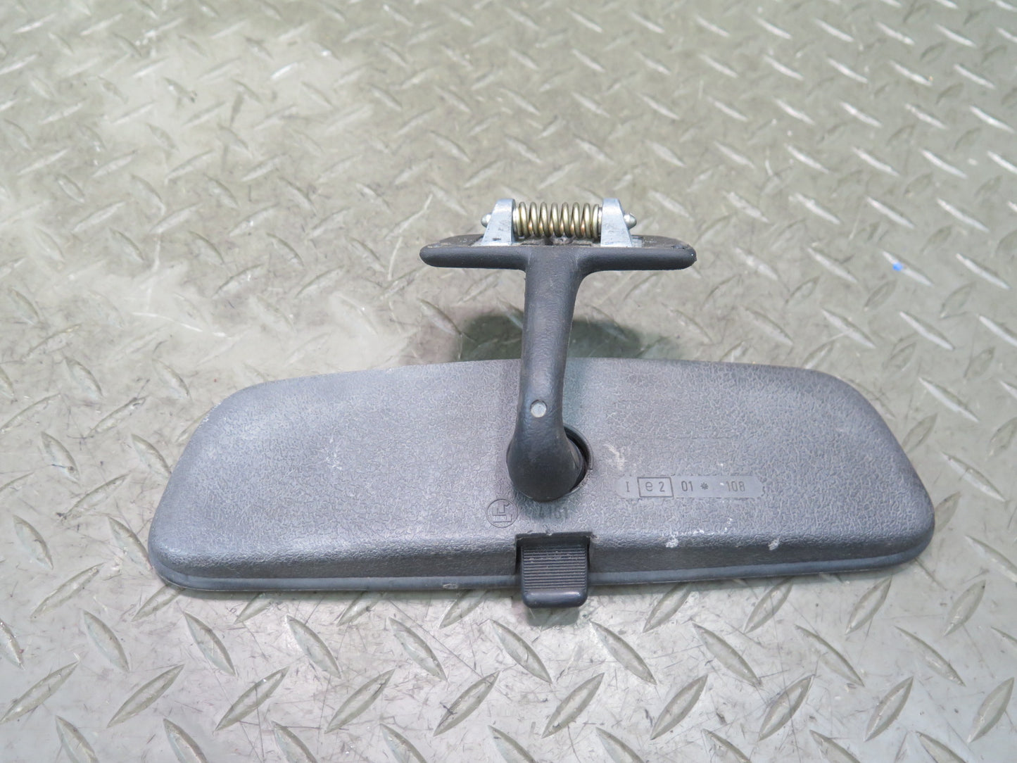 73-89 Mercedes R107 Manual Dimming Interior Rear View Mirror w Mount Set OEM