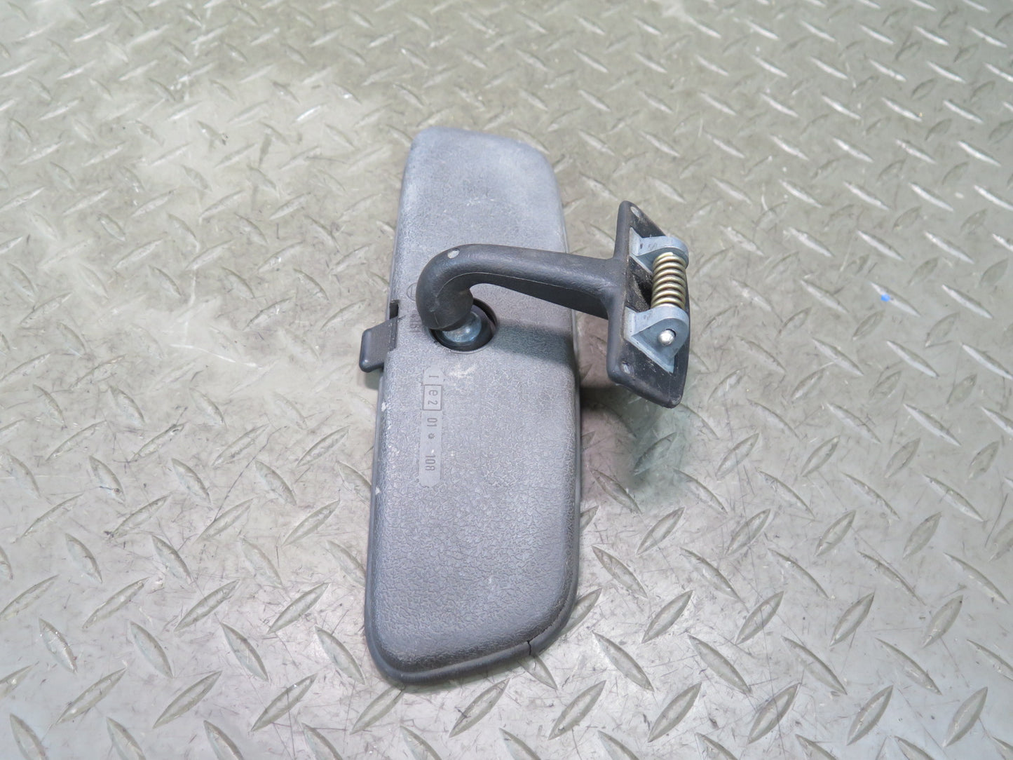 73-89 Mercedes R107 Manual Dimming Interior Rear View Mirror w Mount Set OEM