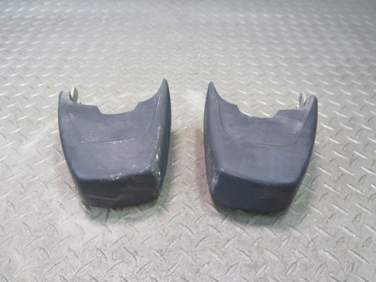 73-89 Mercedes R107 Front Bumper Left Right Rubber Impact Guard Molding Set OEM