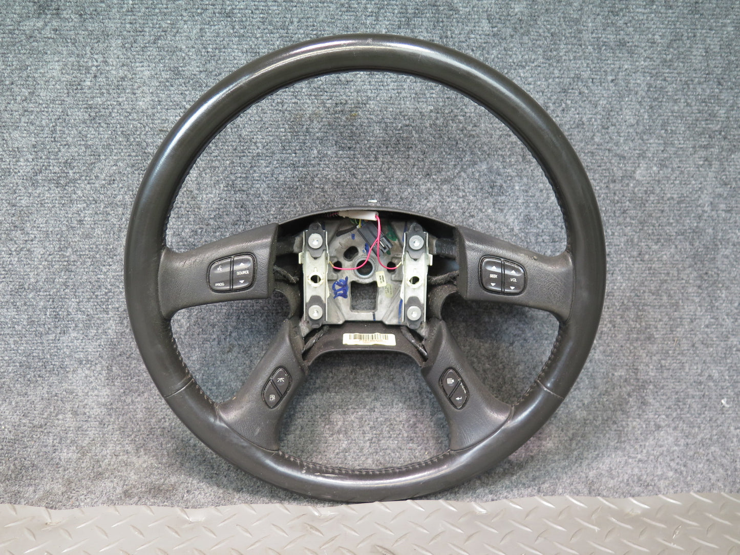 2003-2007 Hummer H2 Black Leather Steering w Controls