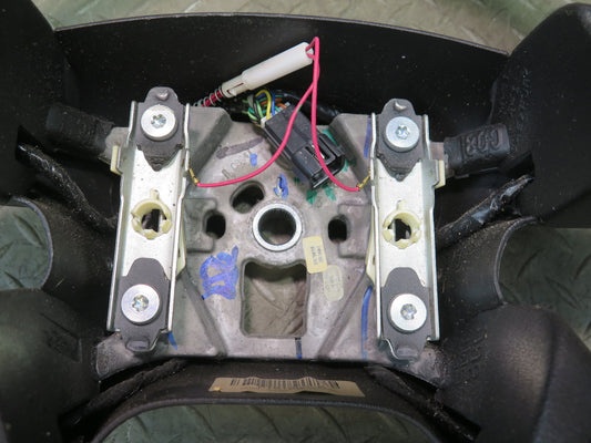 2003-2007 Hummer H2 Black Leather Steering w Controls
