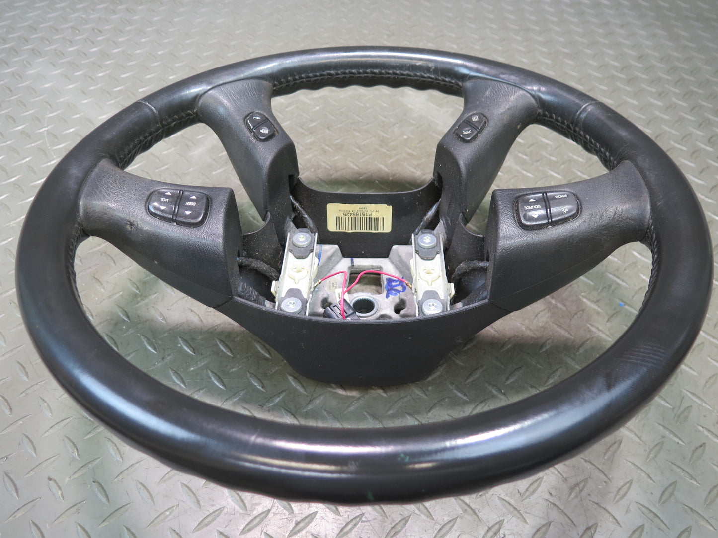 2003-2007 Hummer H2 Black Leather Steering w Controls