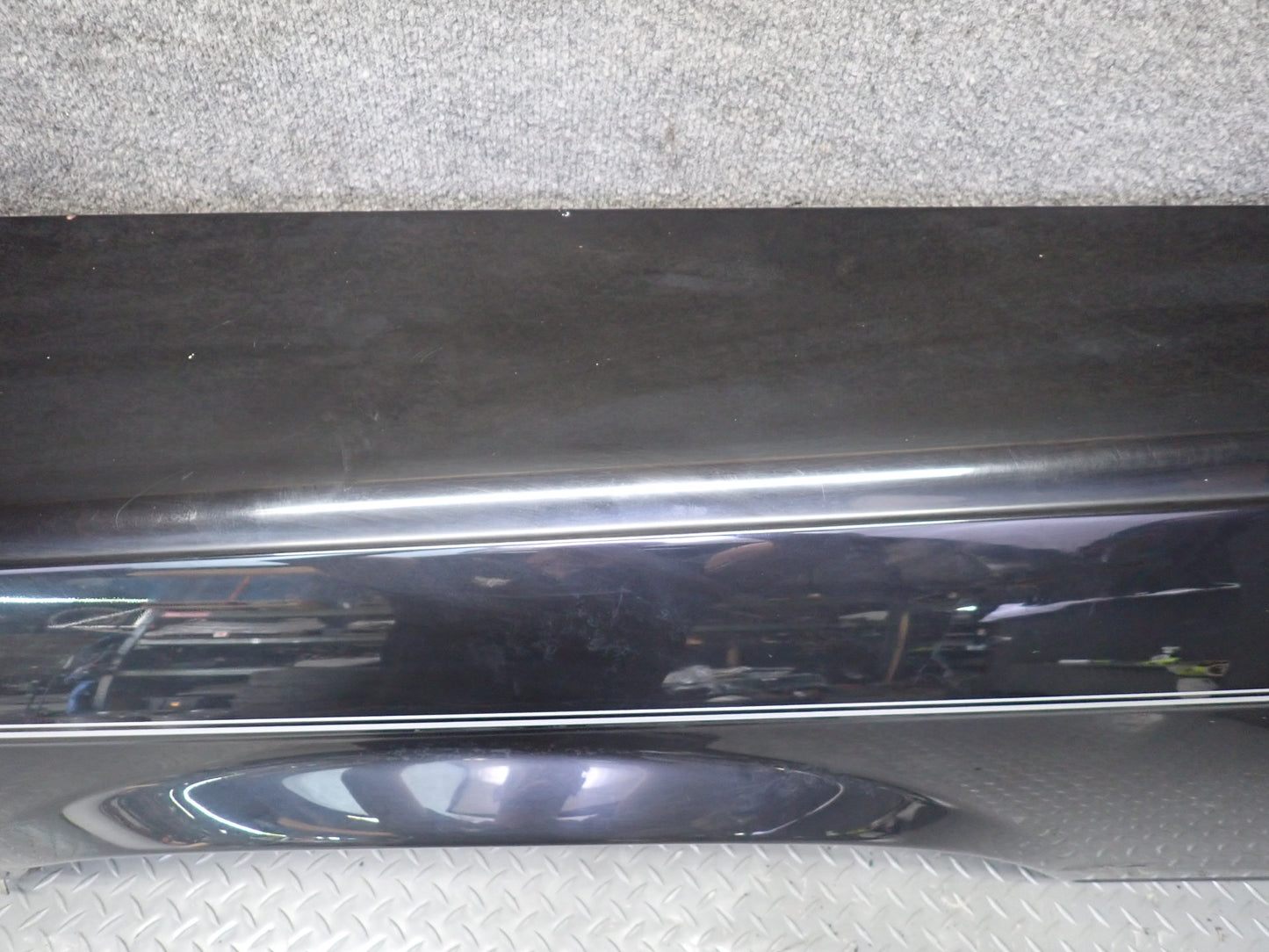 73-89 Mercedes R107 560SL Front Left Fender Shell Cover Panel Black OEM