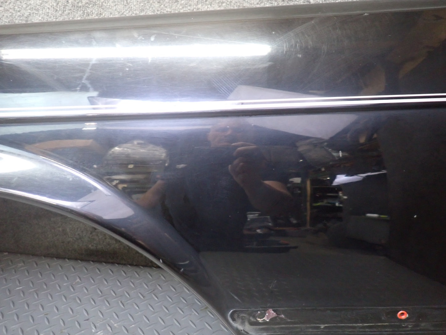 73-89 Mercedes R107 560SL Front Left Fender Shell Cover Panel Black OEM
