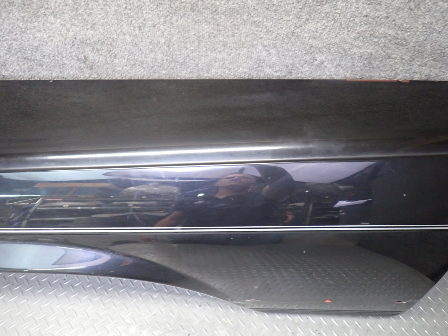 73-89 Mercedes R107 560SL Front Left Fender Shell Cover Panel Black OEM