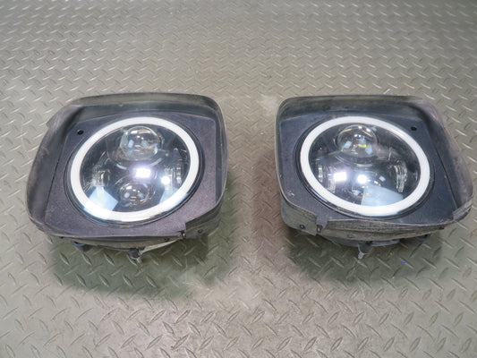 2003-2007 Hummer H2 Front Left & Right Aftermarket LED Headlight Lamp Set of 2
