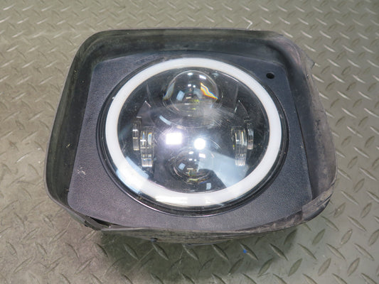 2003-2007 Hummer H2 Front Left & Right Aftermarket LED Headlight Lamp Set of 2