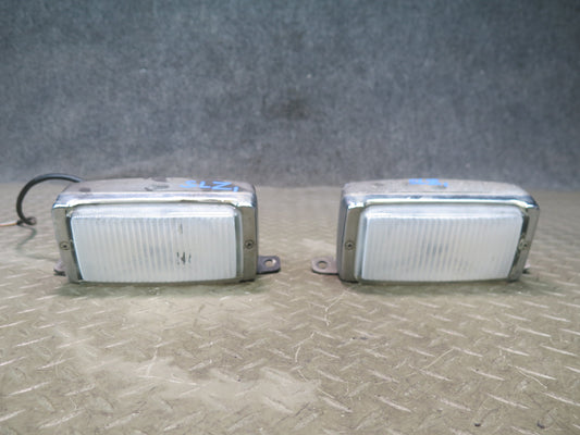 73-89 Mercedes R107 560SL Set of 2 Front Left & Right Fog Light Lamp OEM