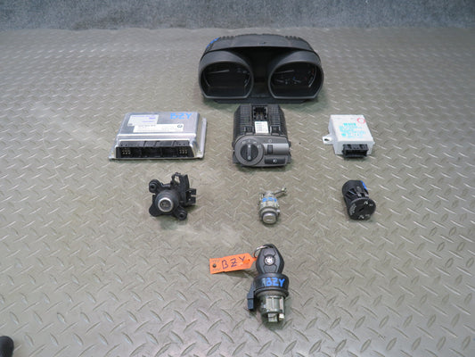 2003 BMW E85 Z4 3.0L M54 ECU ECM DME Immo Speedo Light Control Lock KEY Set OEM