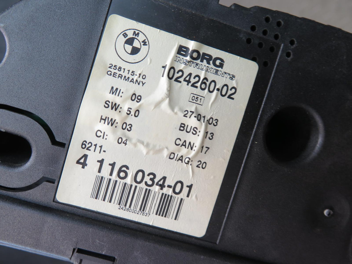 2003 BMW E85 Z4 3.0L M54 ECU ECM DME Immo Speedo Light Control Lock KEY Set OEM