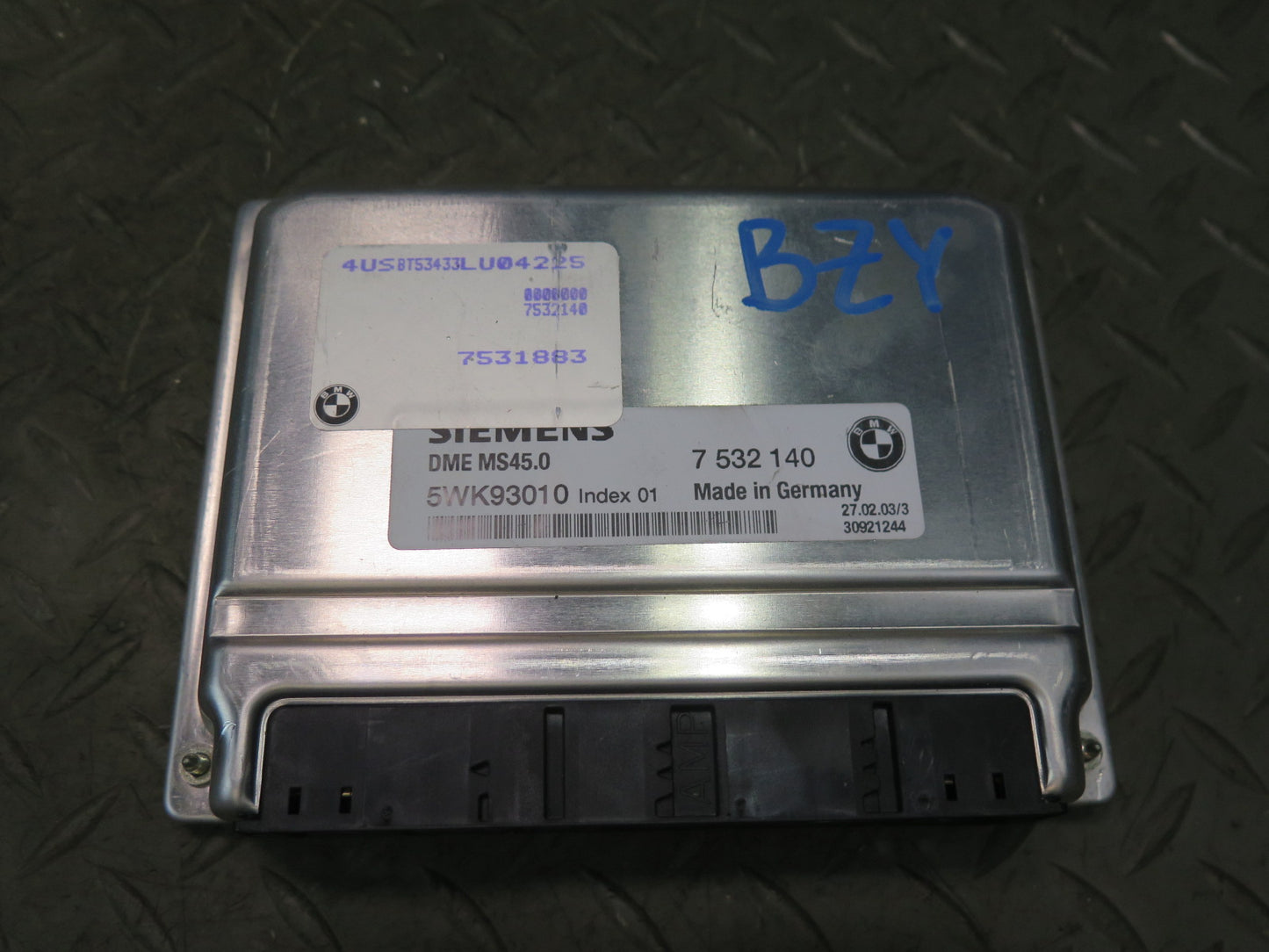 2003 BMW E85 Z4 3.0L M54 ECU ECM DME Immo Speedo Light Control Lock KEY Set OEM