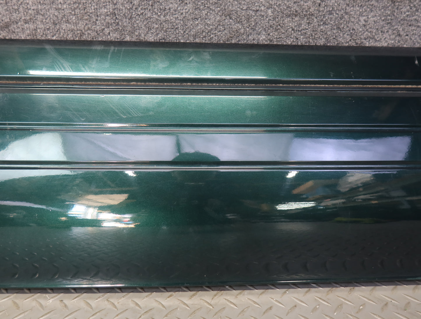 96-97 Lexus FZJ80L LX450 Front Right Door Molding Trim Panel Green