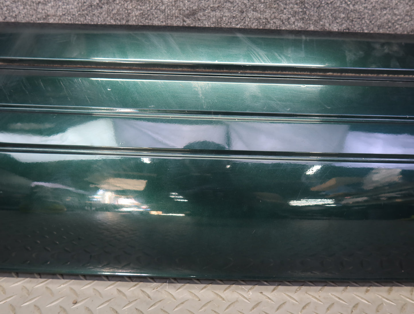 96-97 Lexus FZJ80L LX450 Front Right Door Molding Trim Panel Green