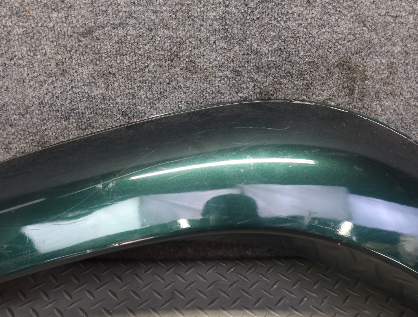 1996-1997 Lexus FZJ80L LX450 Rear Left Wheel Arch Flare Molding Trim Panel Green