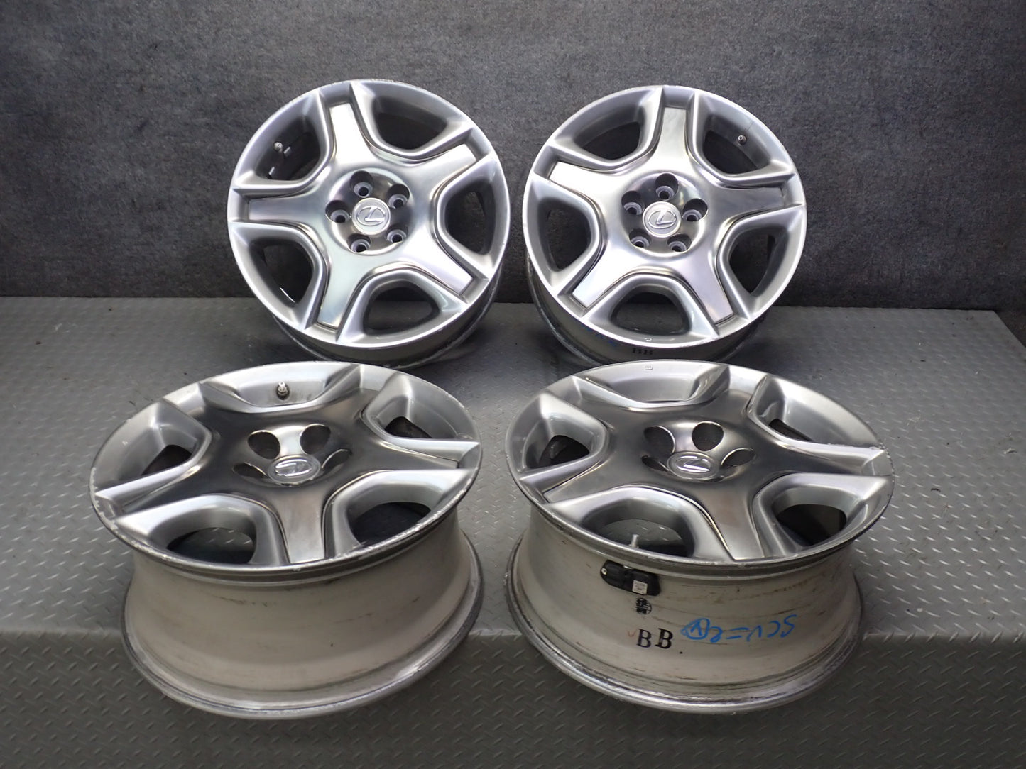 06-10 Lexus UZZ40L SC430 Set of 4 Factory R18 18" Wheel Rim 18x8JJ ET45 OEM