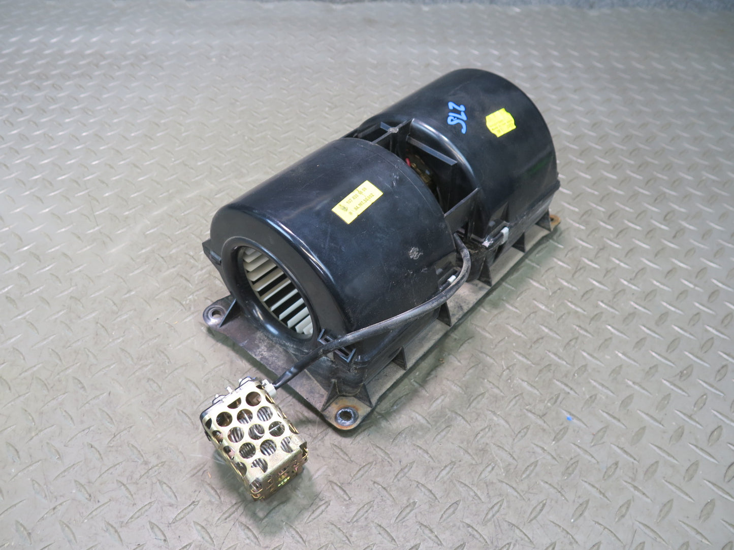 86-89 Mercedes R107 560SL A/C Heater Blower Motor Fan w Resistor OEM