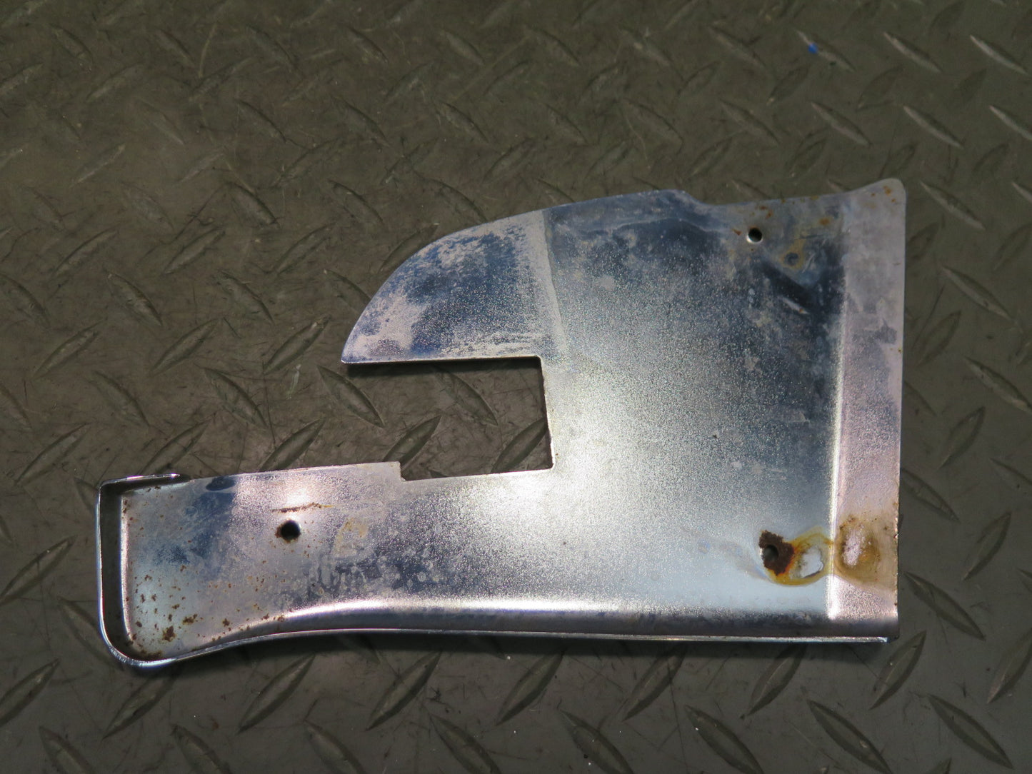 86-89 Mercedes R107 560SL Set of 7 Left Door Chrome Trim Panel Cover OEM