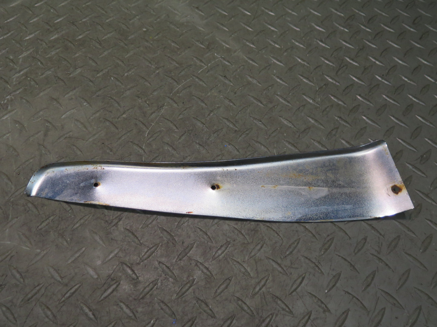 86-89 Mercedes R107 560SL Set of 7 Left Door Chrome Trim Panel Cover OEM
