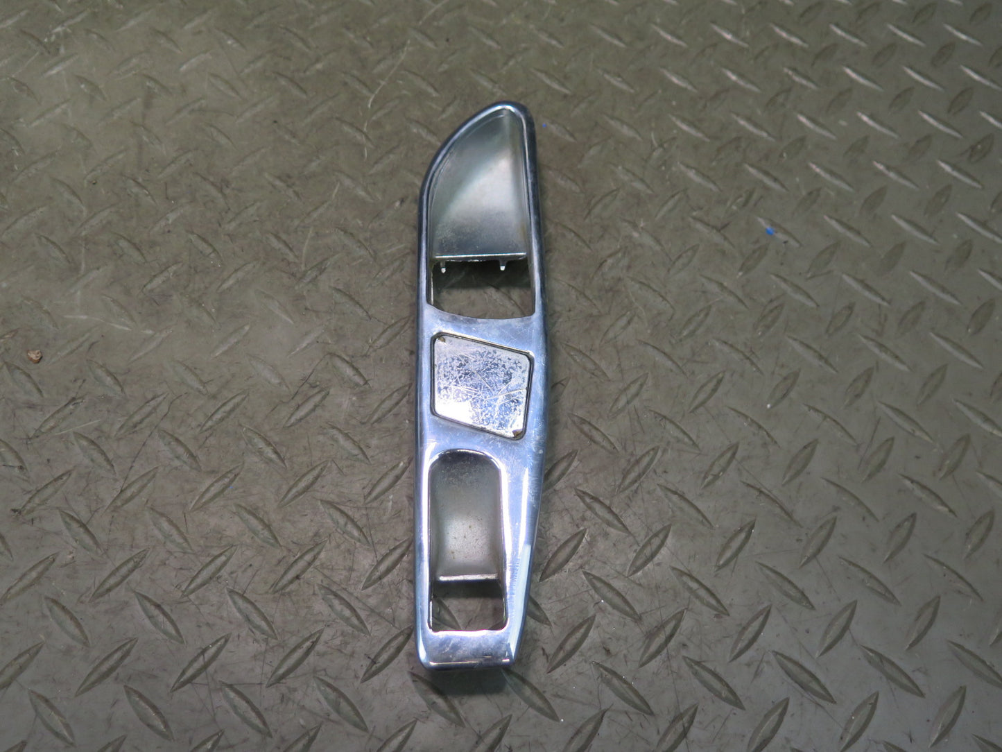 86-89 Mercedes R107 560SL Set of 7 Left Door Chrome Trim Panel Cover OEM