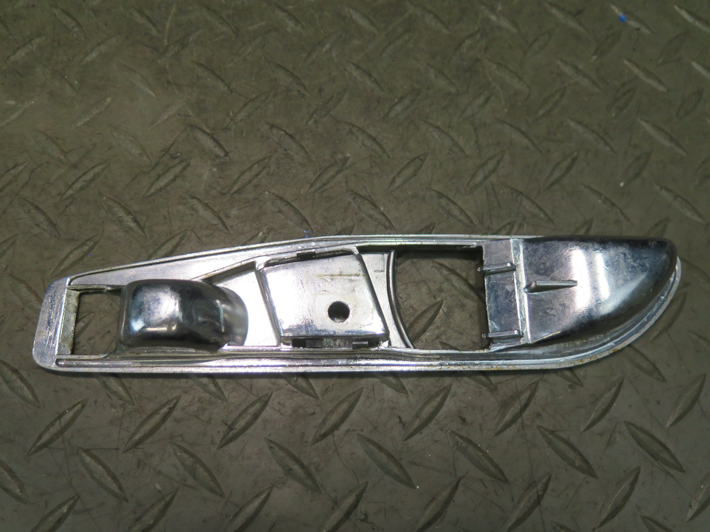 86-89 Mercedes R107 560SL Set of 7 Left Door Chrome Trim Panel Cover OEM