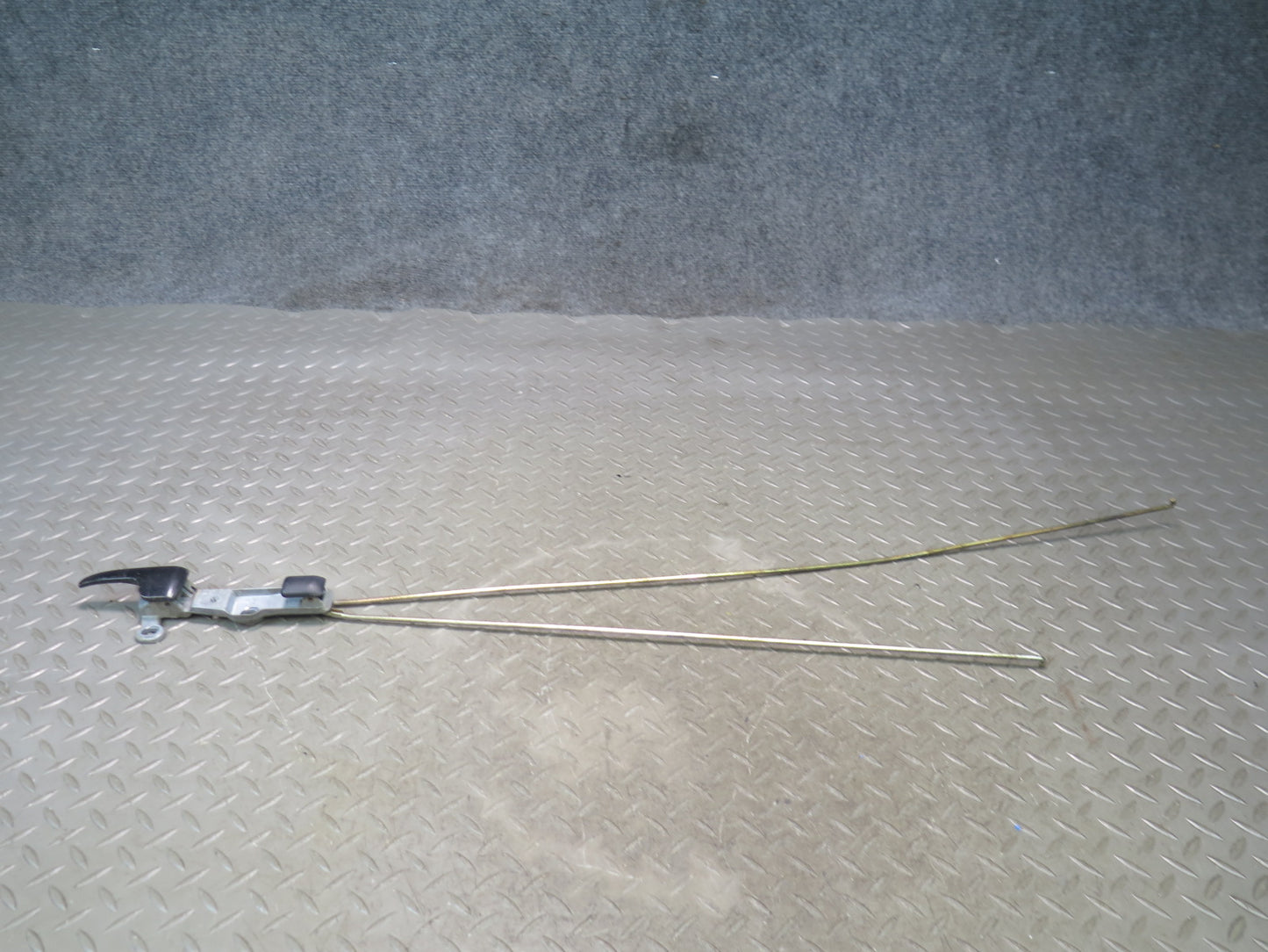 86-89 Mercedes R107 560SL Left Driver Door Interior Inner Handle w Rod OEM