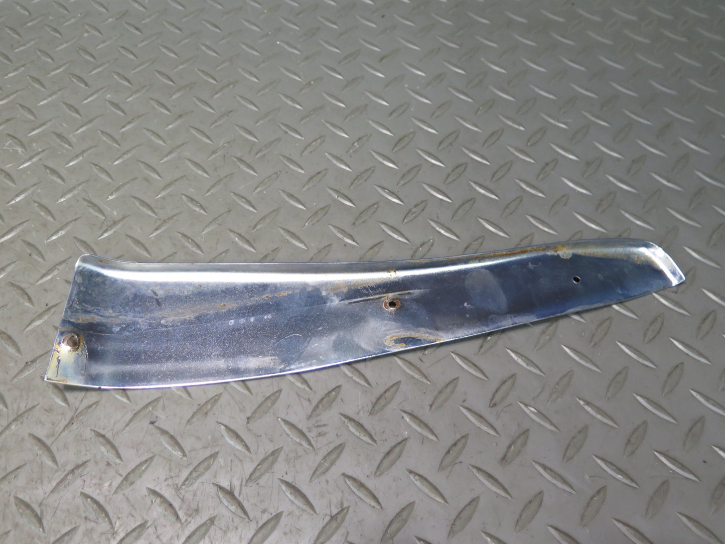 86-89 Mercedes R107 560SL Set of 8 Right Door Chrome Trim Panel Cover OEM