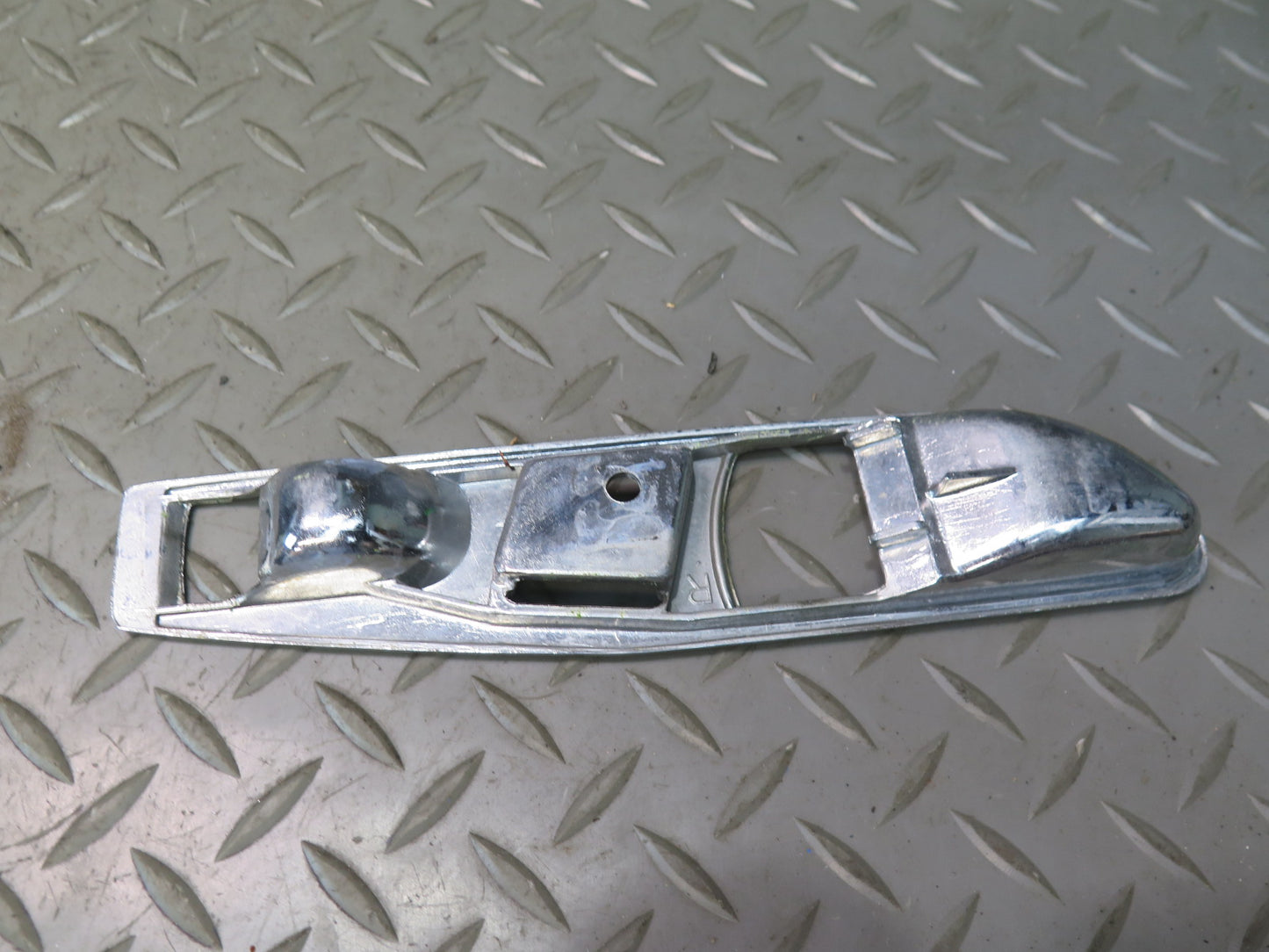 86-89 Mercedes R107 560SL Set of 8 Right Door Chrome Trim Panel Cover OEM