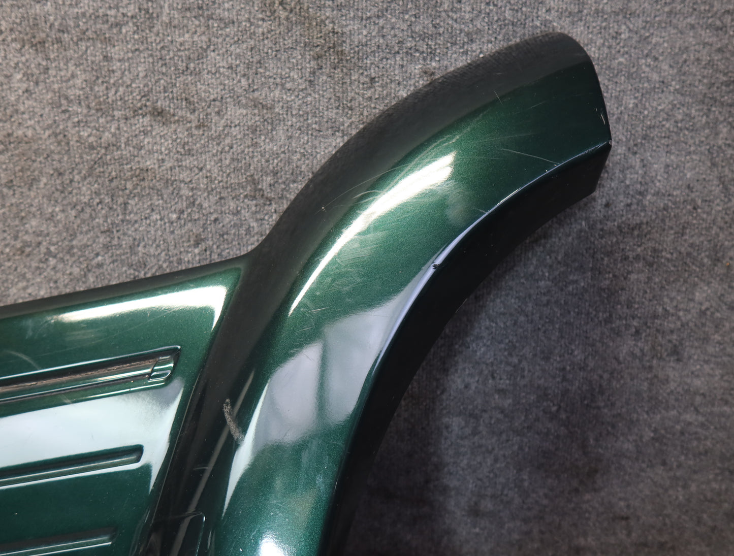 96-97 Lexus FZJ80L LX450 Rear Left Door Wheel Arch Molding Trim Panel Green