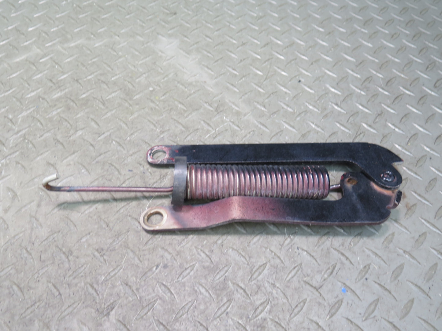 73-89 Mercedes R107 Front Left & Right Hood Hinge & Support Spring Set Black OEM