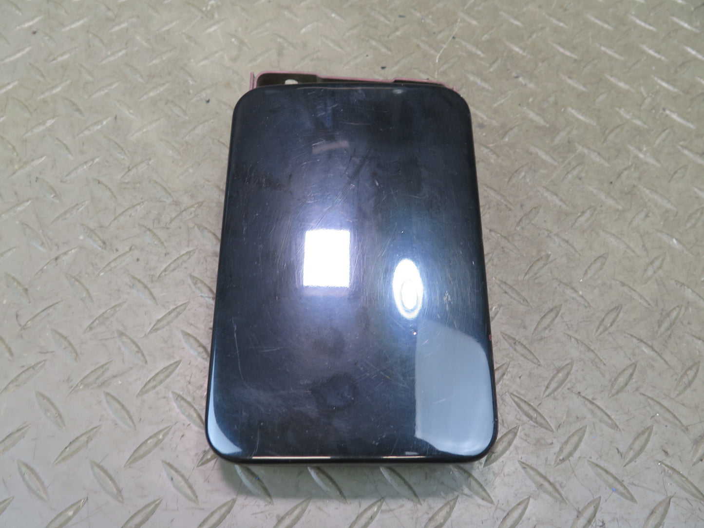 73-89 Mercedes R107 380SL 560SL Fuel Tank Filler Door Lid Panel Cover Black OEM