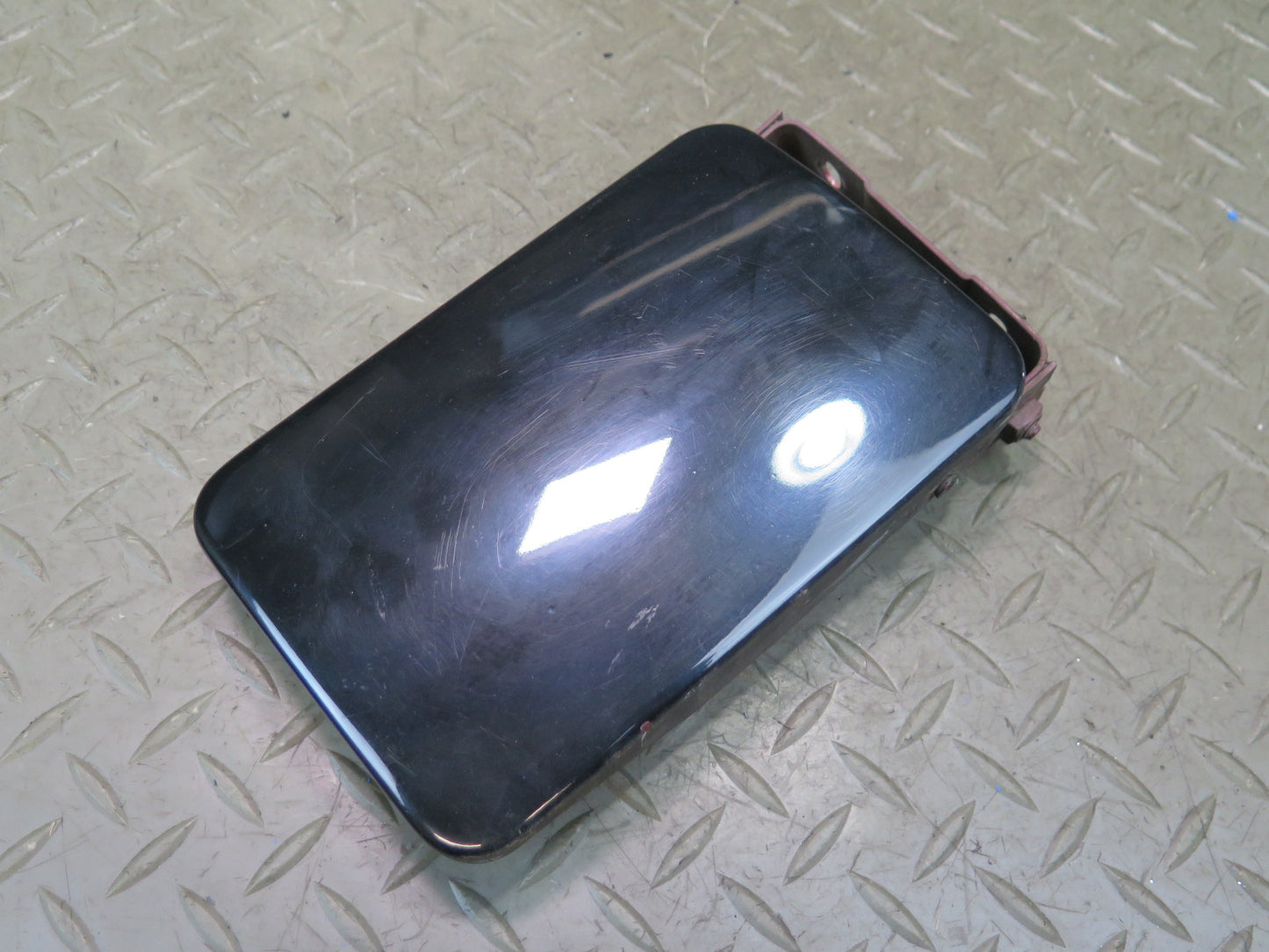 73-89 Mercedes R107 380SL 560SL Fuel Tank Filler Door Lid Panel Cover Black OEM