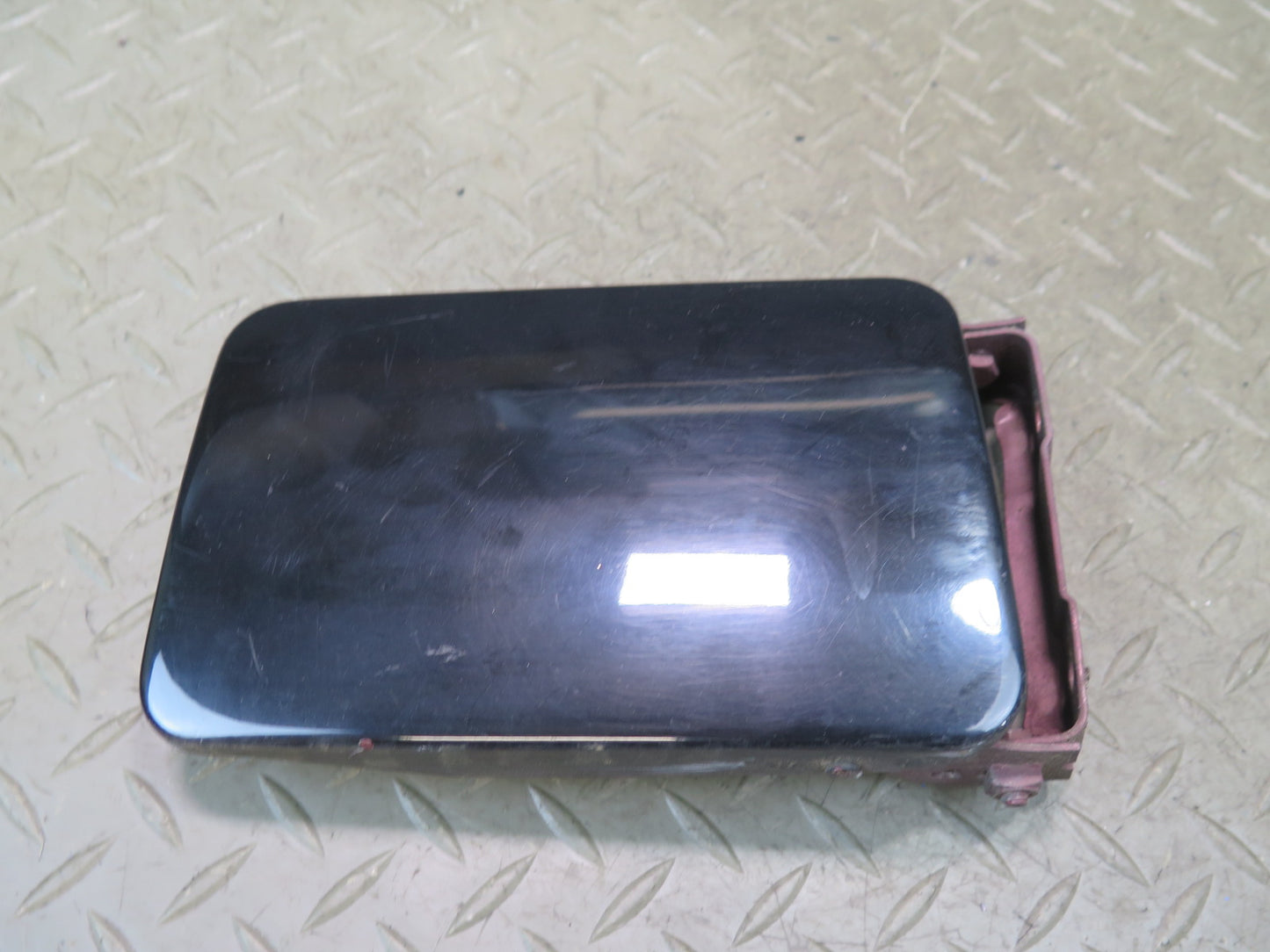 73-89 Mercedes R107 380SL 560SL Fuel Tank Filler Door Lid Panel Cover Black OEM