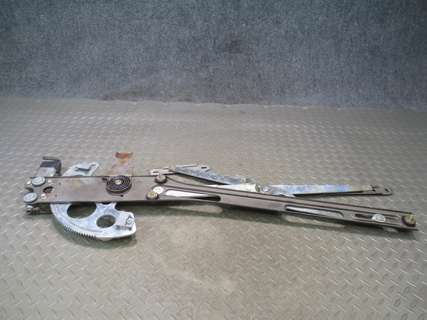 86-89 Mercedes R107 560SL Front Left Driver Door Window Regulator w Motor OEM