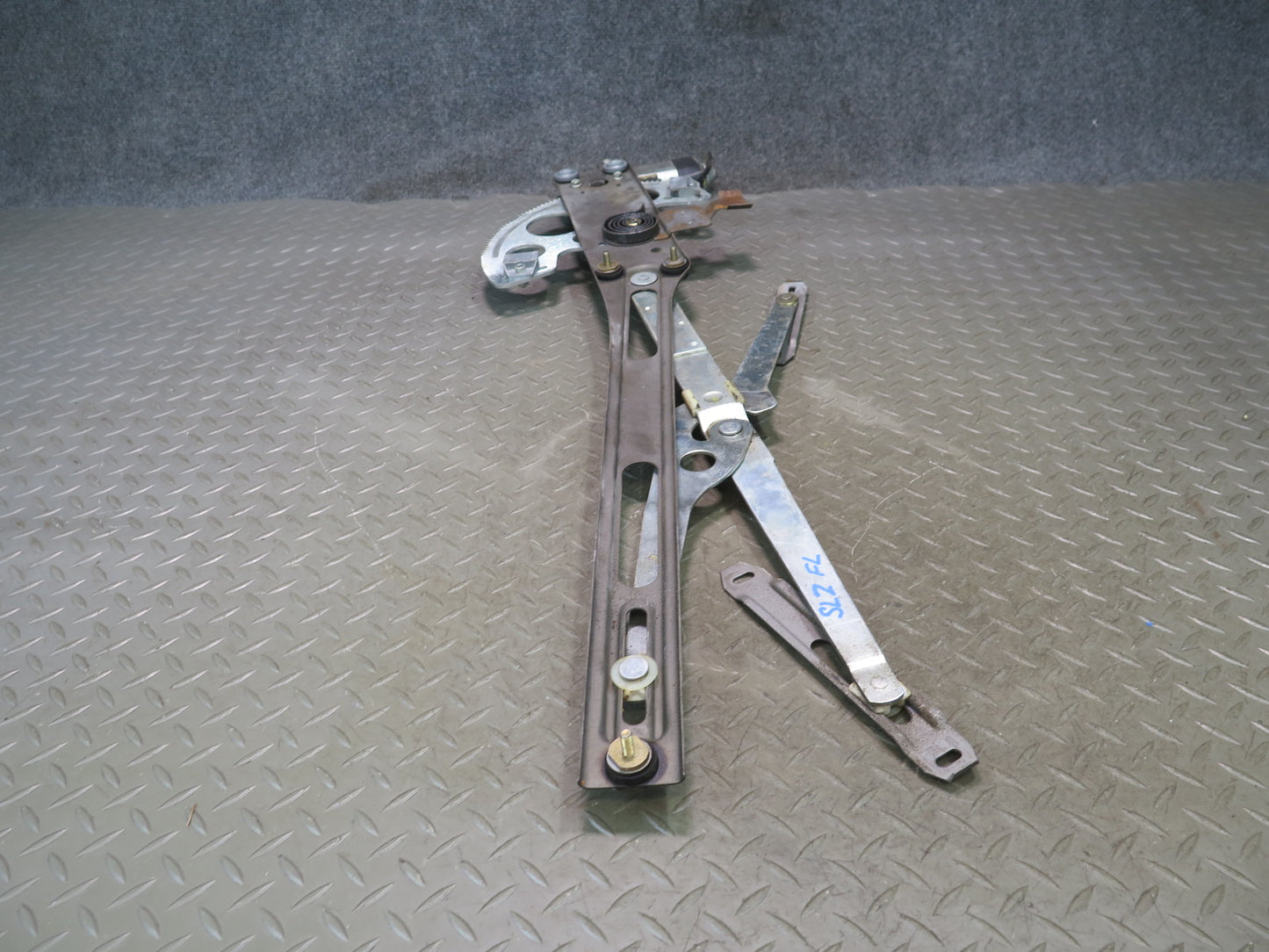 86-89 Mercedes R107 560SL Front Left Driver Door Window Regulator w Motor OEM