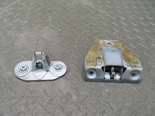 73-89 Mercedes R107 Rear Trunk Lid Lock Latch w Striker Set OEM
