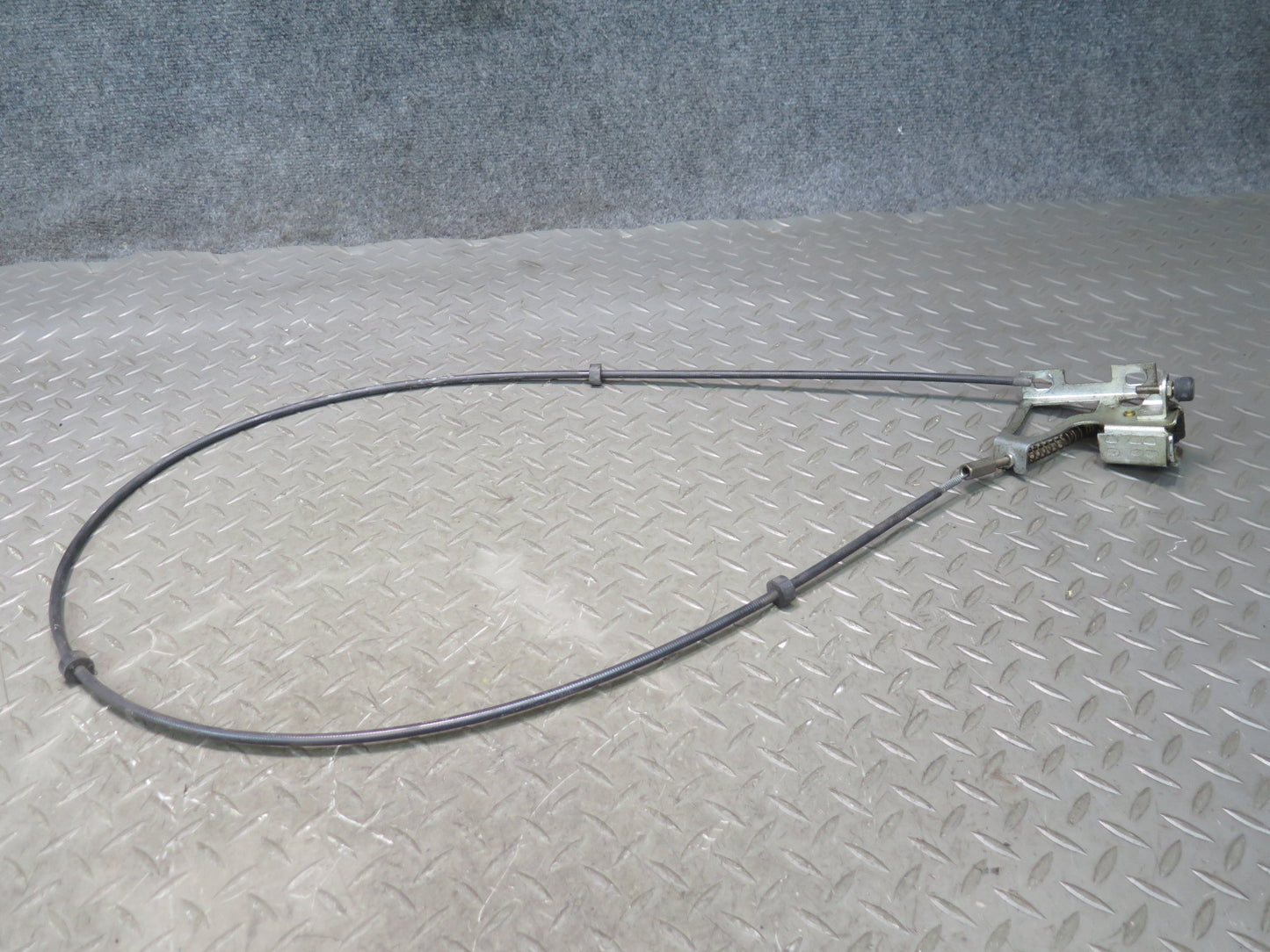 86-89 Mercedes R107 560SL Convertible Soft TOP Roof Lock Latch Cable Set OEM