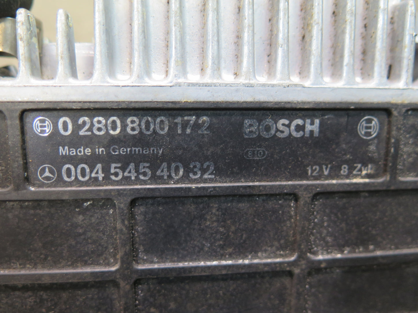 86-89 Mercedes R107 560S 5.6L Engine Control Module Unit ECM ECU 0280800172 OEM