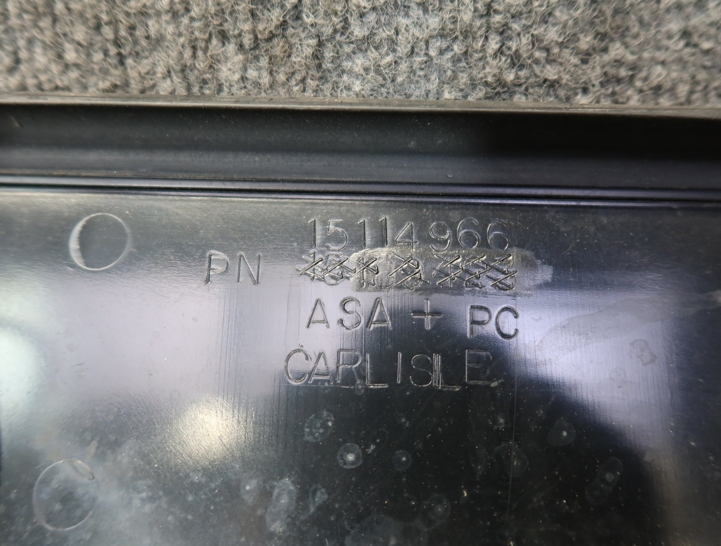 2003-2009 Hummer H2 Rear Trunk Tailgate Liftgate Upper Spoiler 15114966