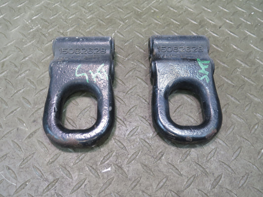 2003-2007 Hummer H2 Front Bumper TOW Towing Hook Ring Set of 2