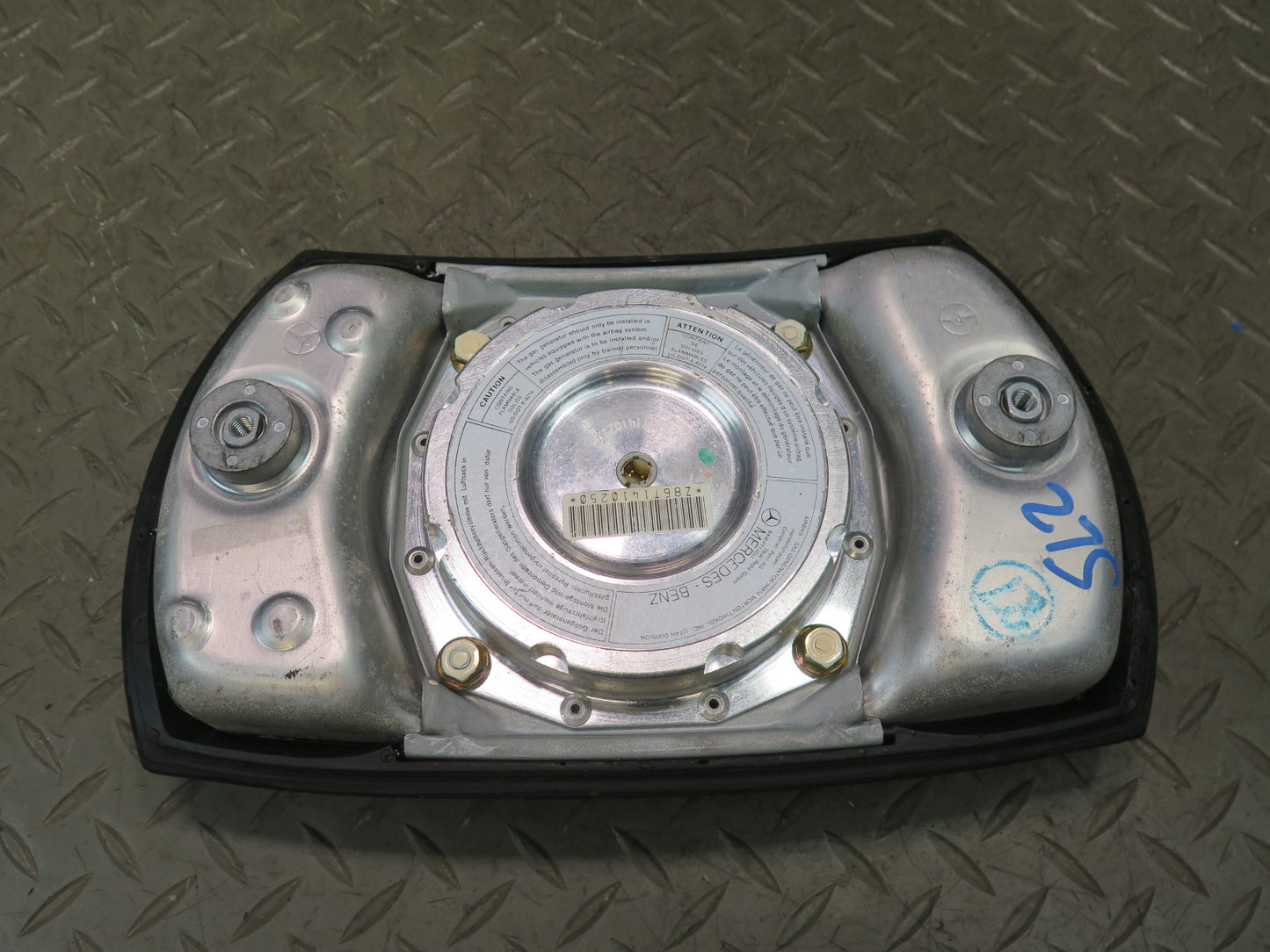 86-89 MERCEDES R107 560SL FRONT LEFT DRIVER SIDE STEERING WHEEL SRS AIRBAG OEM