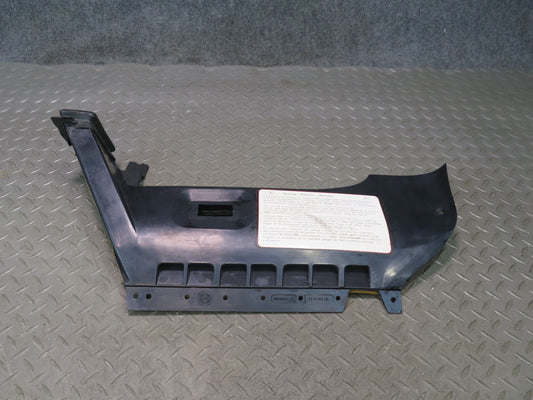 86-89 Mercedes R107 560SL Dash Lower Left Kick Trim Cover Panel Air Duct OEM